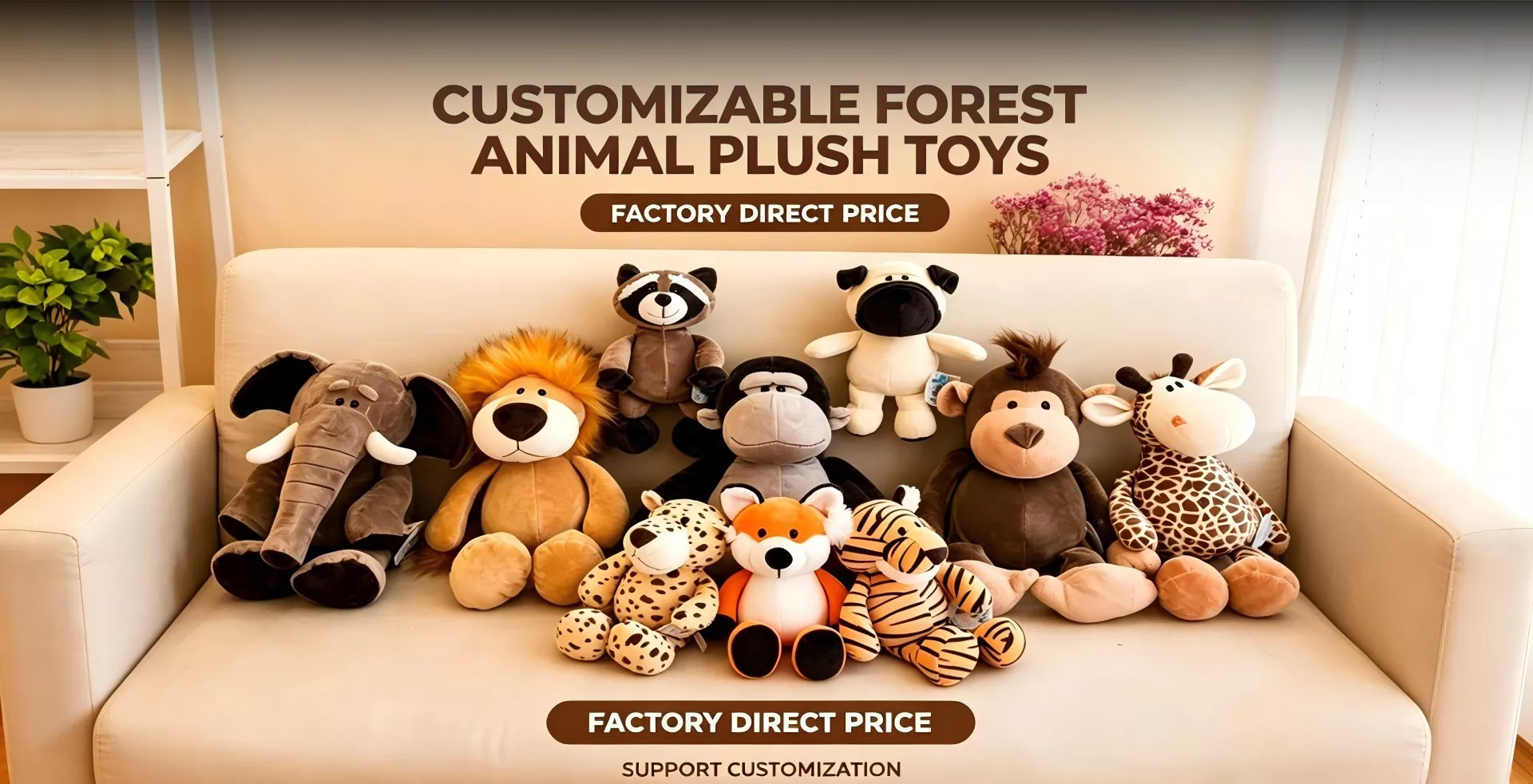 Produttore cinese di giocattoli di peluche personalizzati