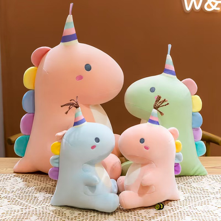 Peluche dinosauro Candy che non perde pelo
