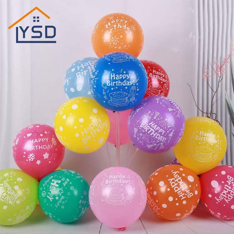 Palloncini in lattice stampati di buon compleanno