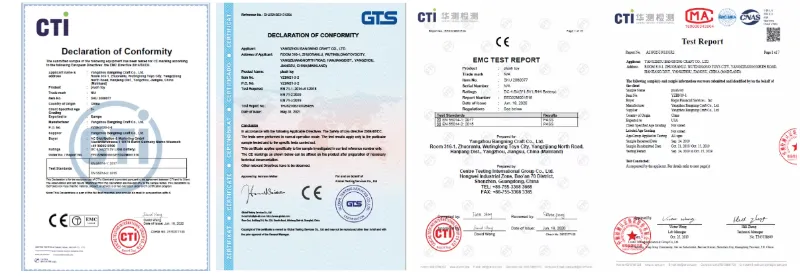 Certifications