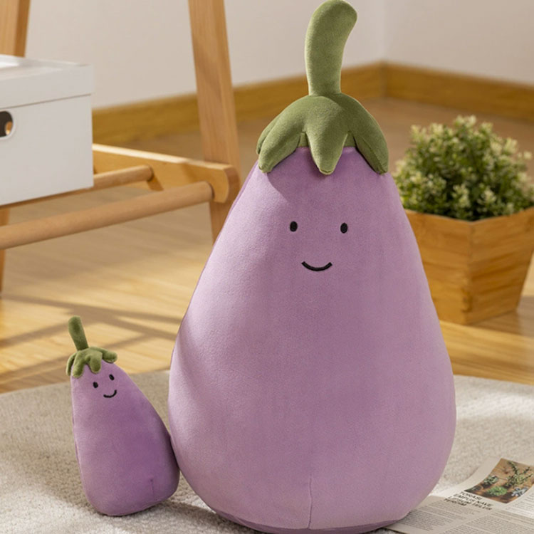 Peluche melanzana che non sbiadisce